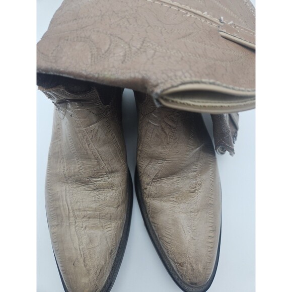 Vintage Laredo 30809 Cowboy Boots Men\'s 9D Textured Leather Pointed Toe Roping main image 13